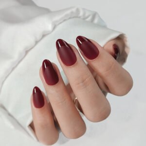 Faux Faux Ongles à Pointe Française Or Ligne Conception Colle sur Ongles Press Ons Moyen Acrylique Presse sur Ongles