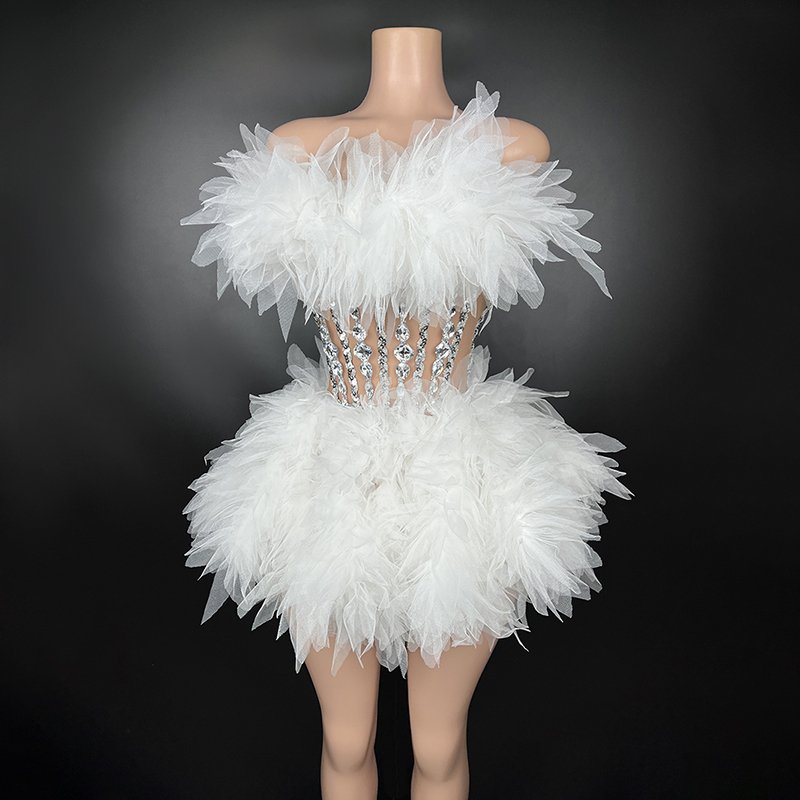 Novance Y3335-BB Nouvelle Collection 2024 Robe de Soirée Luxe Formelle Femme Chic sans Manches pour Gala et Bal