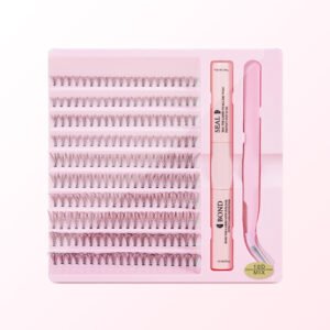 Kit de Faisceaux de Cils Personnalisé, DIY Extensions de Cils en Faisceaux sous Marque Privée
