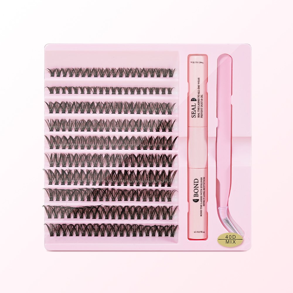 Kit de Faisceaux de Cils Personnalisé, DIY Extensions de Cils en Faisceaux sous Marque Privée – Image 4