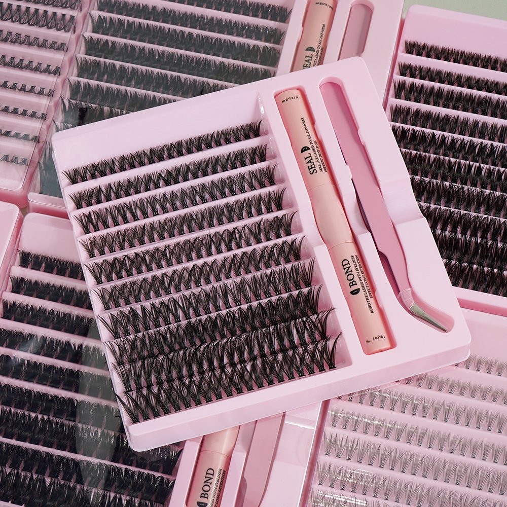 Kit de Faisceaux de Cils Personnalisé, DIY Extensions de Cils en Faisceaux sous Marque Privée – Image 9