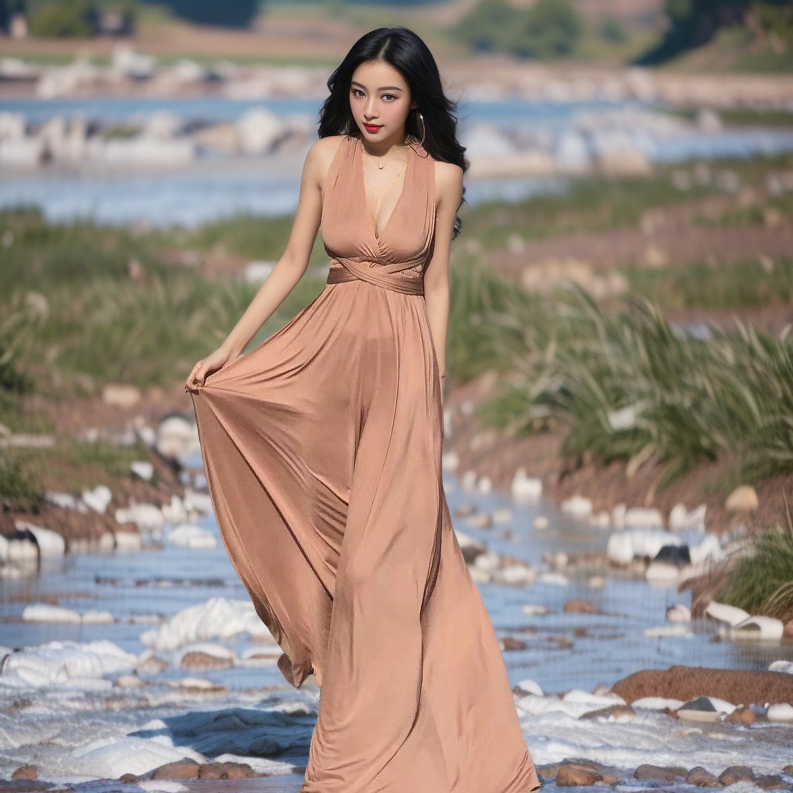 2025 Multi Wear Multi String Croix Dos Nu Sexy Bandage Robes Longues Robes De Mariée Robes De Demoiselle D'honneur – Image 20