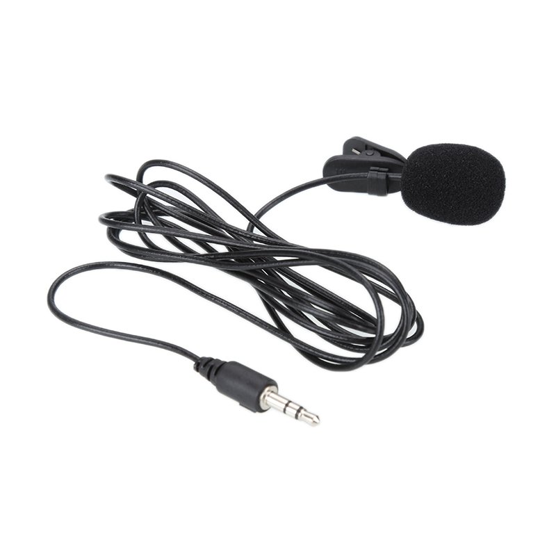 Microphone externe audio pour voiture – filaire, câble 3 mètres, portable, compatible autoradio – offre spéciale.