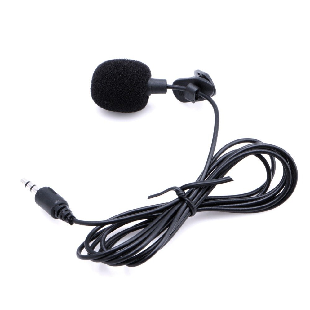 Microphone externe audio pour voiture – filaire, câble 3 mètres, portable, compatible autoradio – offre spéciale. – Image 2
